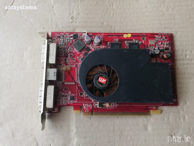 Видео карта ATi Radeon MSI RX1600 XT 256MB GDDR3 128bit PCI-E, снимка 1