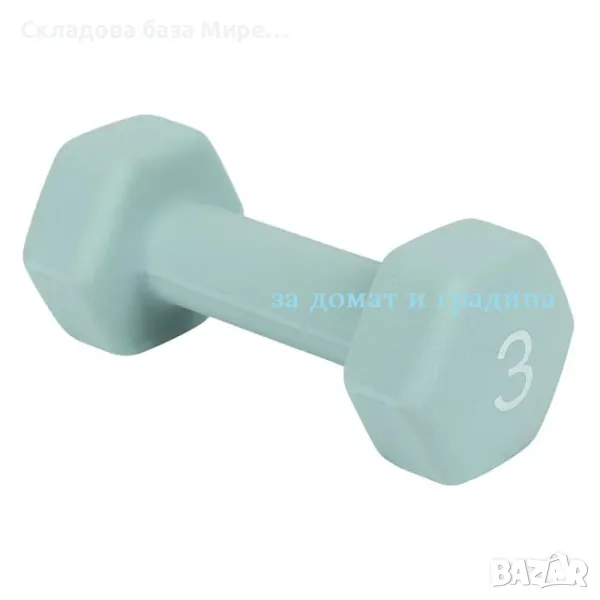 Гира желязо с неопреново покритие 3 килограм , снимка 1