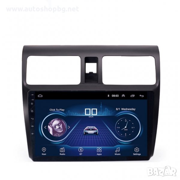 SUZUKI SWIFT 2004 - 2010 - 10´´ НАВИГАЦИЯ ANDROID, снимка 1