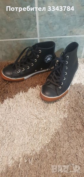 Кожени кецове Converse, снимка 1