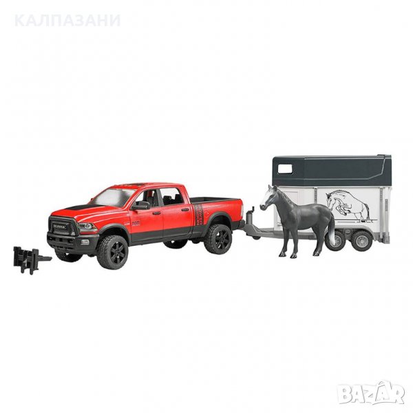 BRUDER Пикап RAM 2500 с ремарке и кон 02501, снимка 1
