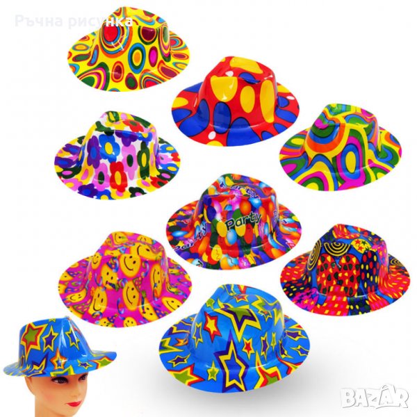 Парти каубойска шапка /ПВЦ/, снимка 1