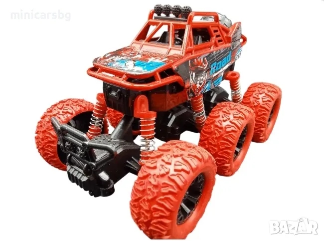 Метална кола - офроуд джип 6x6 , снимка 1