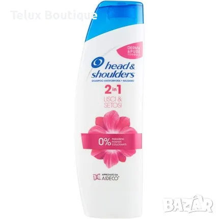 Шампоан 2 в 1 head & shoulders Smooth Hair 225 мл, снимка 1