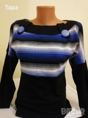 Дамска блуза - М/Л, снимка 1 - Блузи с дълъг ръкав и пуловери - 31923083