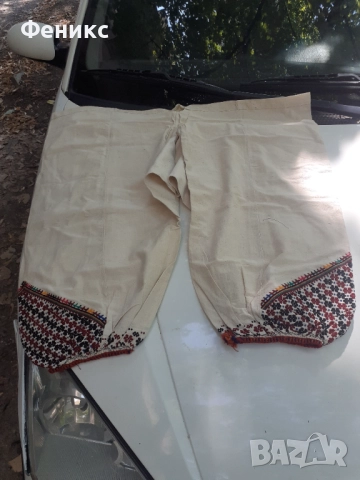 Стари дамски кенарени гащи от чеиз за народна носия