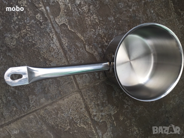 Тенджера от неръждаема стомана, огледално полирана , марка CONTACTO, Германия. Размери:  диаметър 1, снимка 6 - Съдове за готвене - 51509688