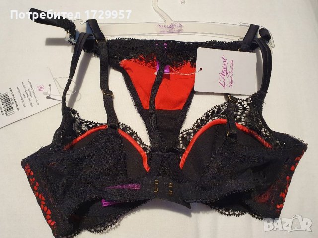 СЕКСИ Сутиен и прашки L'Agent By Agent Provocateur S-UK 32B, снимка 6 - Корсети, бюстиета, топове - 39161903