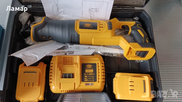 Акумулаторен Саблен Трион 36V 8AH 2бр батерии