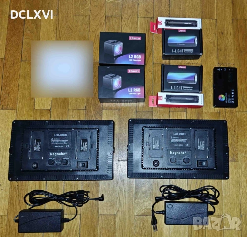 Лампи за фотография - Ulanzi, снимка 3 - Светкавици, студийно осветление - 52576969