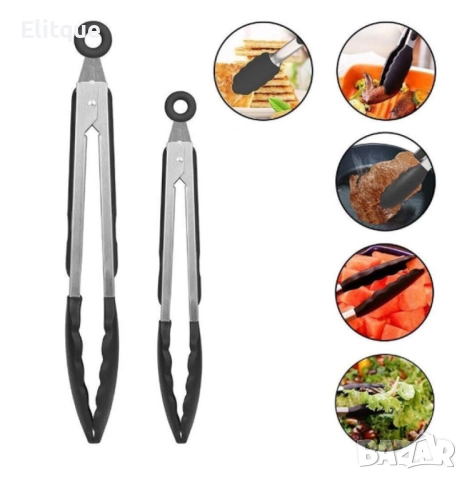 Многофункционална силиконова щипка - здравина и стил във всяка кухня, снимка 6 - Други - 52832205