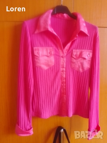 Розова ризка тип блузка