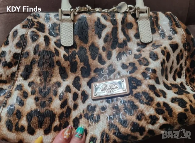 Guess леопард дамска чанта , снимка 5 - Чанти - 56116938