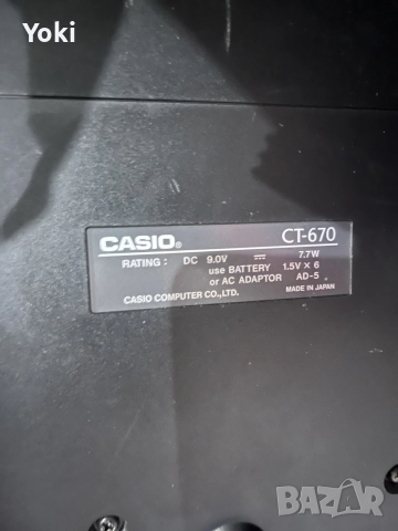 синтезатор CASIO CT-670, снимка 7 - Синтезатори - 56233334