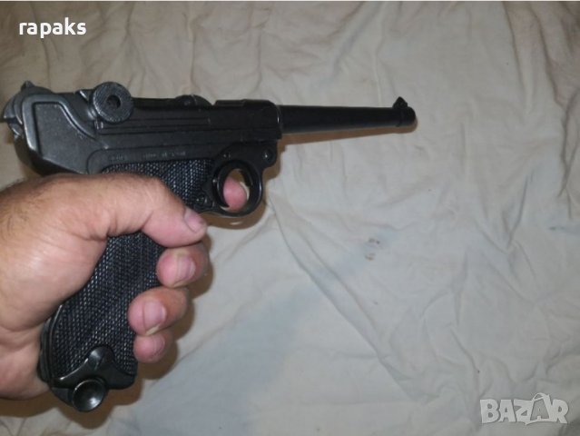 Пистолет Люгер Р 08/ Luger, действаща масивна реплика, снимка 17 - Колекции - 21103692