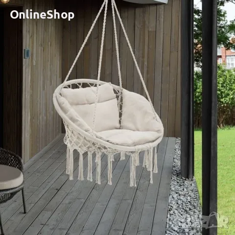 Висящ стол люлка , снимка 2 - Градински мебели, декорация  - 49490496