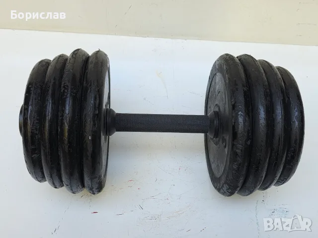 Дъмбел с гумирани тежести
