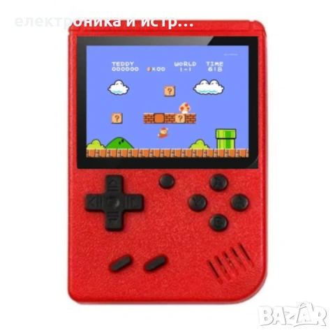 Преносима игра ретро конзола, 400 игри, Супер Марио, Червена 