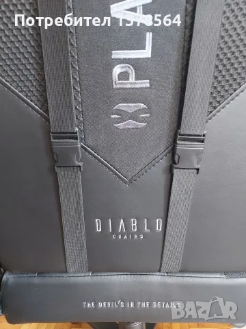 Геймърски стол DIABLO CHAIRS PLAYER, снимка 3 - Столове - 55775883