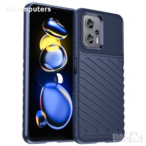 Xiaomi Poco X4 GT Удароустойчив Twill Texture Калъф и Протектор, снимка 2 - Калъфи, кейсове - 53212302