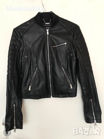 Кожено яке Guess XS