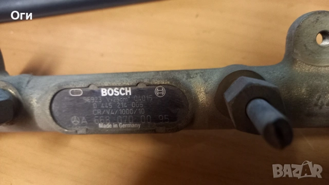 Горивна рейка за мерцедес W168 170CDI 668 070 0095 / 0 445 214 005, снимка 2 - Части - 53154406