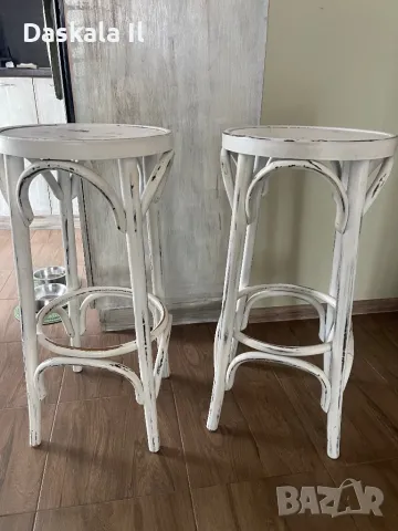 Бар стол виенски стил 4 броя, снимка 1