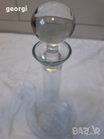 Стъклена гарафа , снимка 3 - Други - 31603305