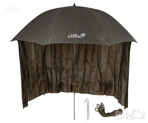 Шаранджийски чадър с тента - Carp Expert Umbrella W/Shelter 2.50 м.