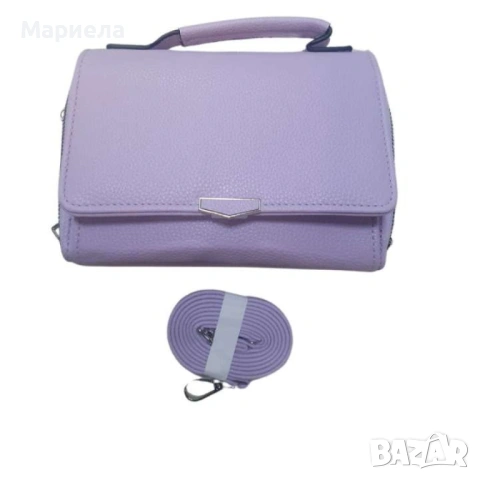 Стилна и компактна к. дамска чанта за през рамо с дълга дръжка., снимка 3 - Чанти - 53047841