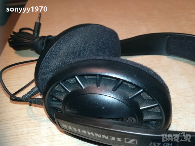 sennheiser hd 437-stereo headphones-внос switzerland, снимка 10 - Слушалки и портативни колонки - 30181589