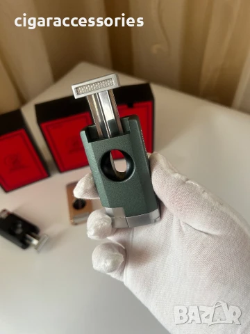 Луксозна запалка с резачка за пури Guevara – 3 цвята, снимка 7 - Запалки - 50644652