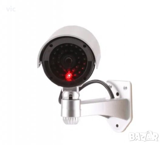 Охранителна камера с LED червен индикатор - бутафорна (фалшива), снимка 1 - HD камери - 29567720