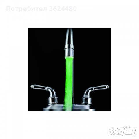 LED Накрайник за чешма с топлинен сензор, снимка 7 - Други стоки за дома - 39908956