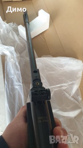 Въздушна пушка 5.5мм с чупеща цев черен приклад спортни цели без регистрация, снимка 5 - Други спортове - 36728796