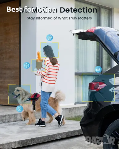 Външна безжична слънчева камера ieGeek, снимка 4 - Камери - 49464586