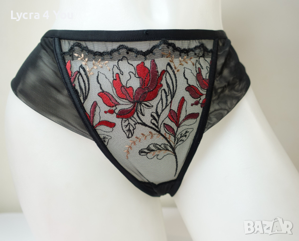 S/M луксозни дамски полупрашки с цветна бродерия, снимка 4 - Бельо - 44571470