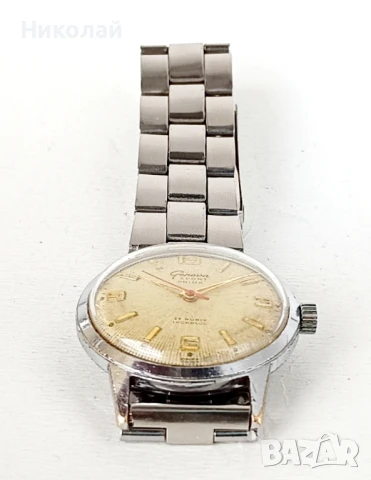 Geneva sport prima 17 j -оригинален швейцарски часовник с ръчно навиване , снимка 5 - Мъжки - 50527189