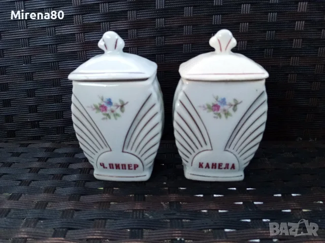 Стар български сервиз за подправки, снимка 13 - Антикварни и старинни предмети - 56087591