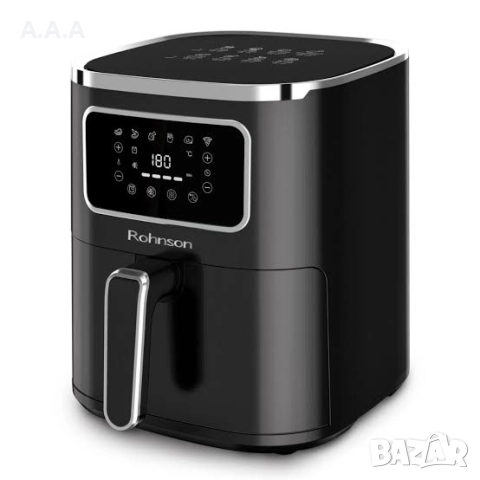 Air Fryer, 1450 W, Цифров панел, 5 литра, Таймер, снимка 3 - Фритюрници - 52971273
