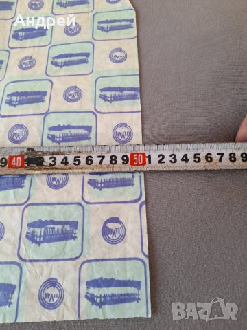 Стара опаковъчна хартия ЦУМ #3, снимка 4 - Други ценни предмети - 31956074