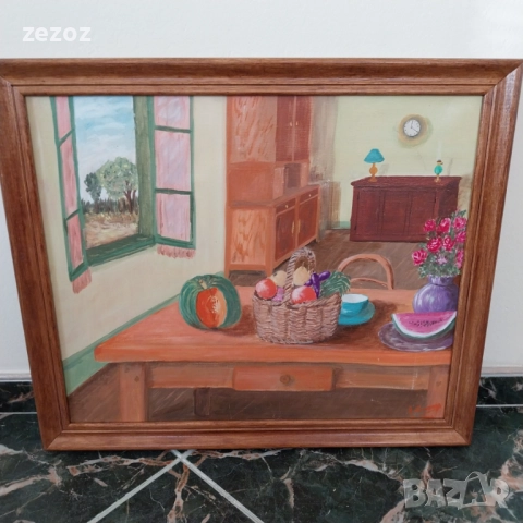 Картина натюрморт масло върху платно