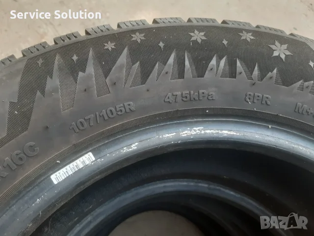 Бусови гуми NORDEX и MATADOR M+S 195/75 R16C грайфер 4-6мм 6 бр., снимка 8 - Гуми и джанти - 55879754