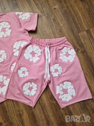 Мъжка тениска и къси шорти  екип DENIM TEARS Размери М, L , XL , 2XL , снимка 5 - Спортни дрехи, екипи - 50661067