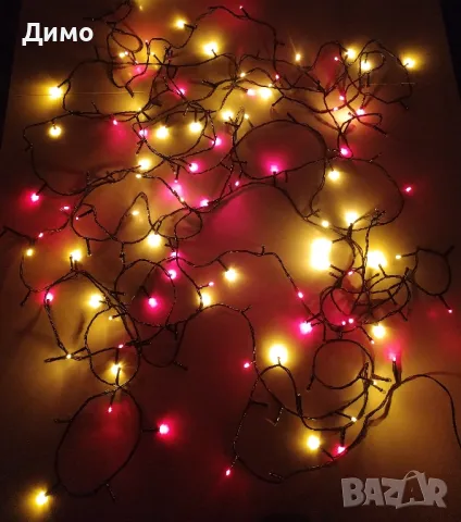 коледни лампички 16,5м за външен монтаж 