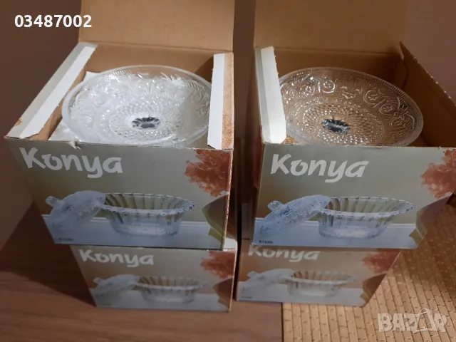 Турски кристални захарници Konya, снимка 3 - Сервизи - 47946726