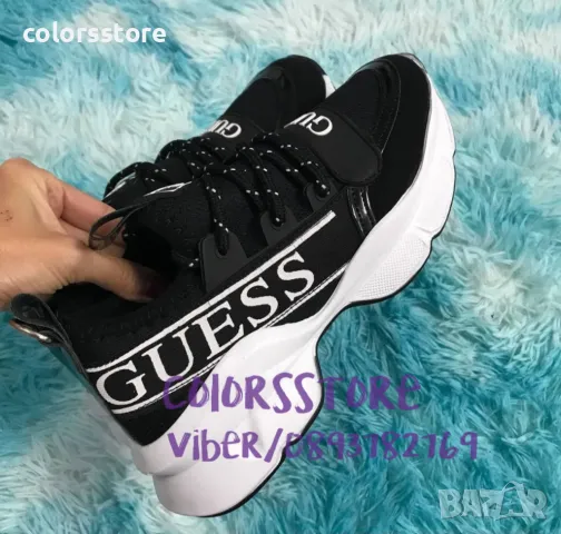 Черни маратонки Guess код VL303