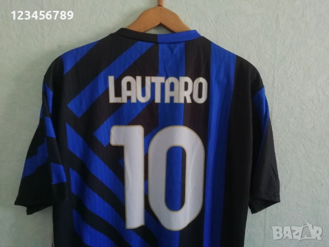 Inter Milan Lautaro 2024/2025 нова тениска футболна фланелка Интер Милан Лаутаро размер L, снимка 3 - Тениски - 51513366