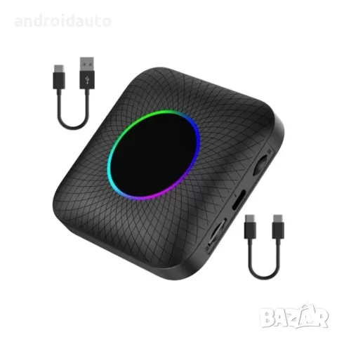 AI BOX Adapter Android 13 8GB+128GB Безжичен Carplay Android Auto