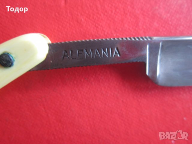 Уникален бръснач Лутс Солинген позлата гравюри , снимка 6 - Колекции - 29119572